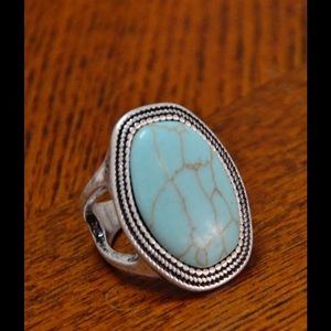 Premier Designs Boho Chic Turquoise Ring Size 6